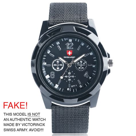 how to spot fake swiss army watch|swiss army watch.